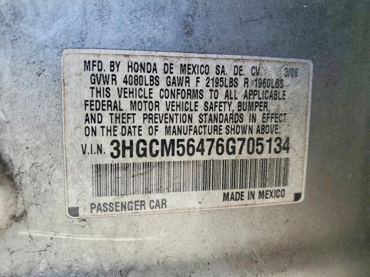 Honda Accord Lx