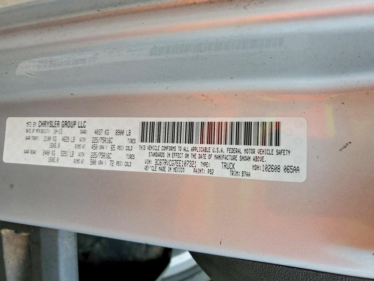 Ram Promaster 2500 High
