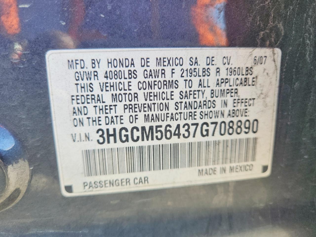 Honda Accord Lx