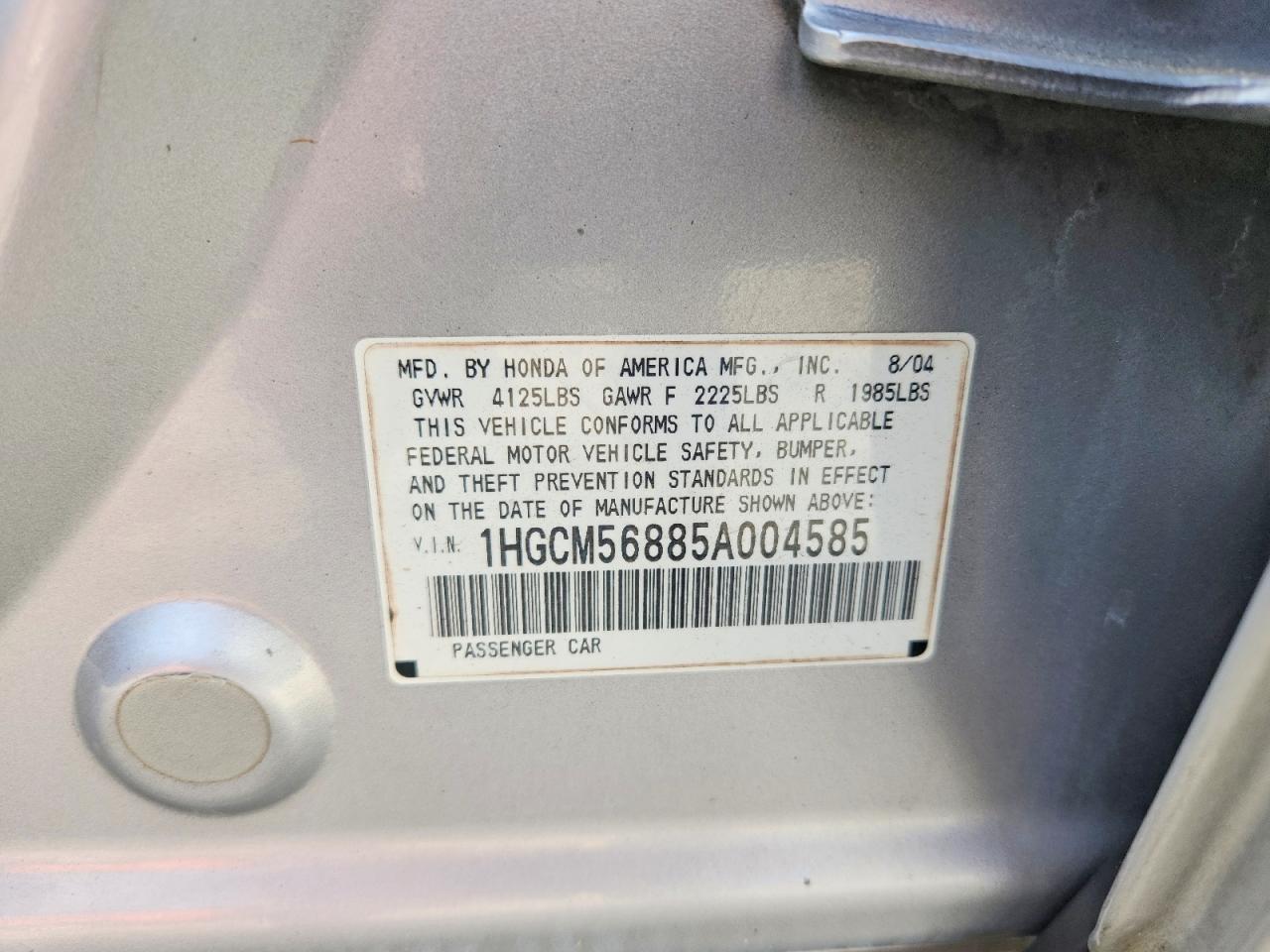 Honda Accord Ex