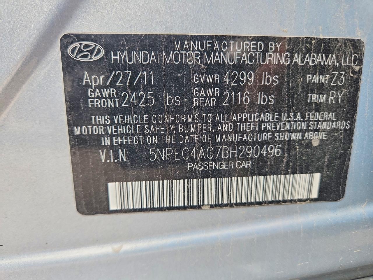 Hyundai SONATA Se