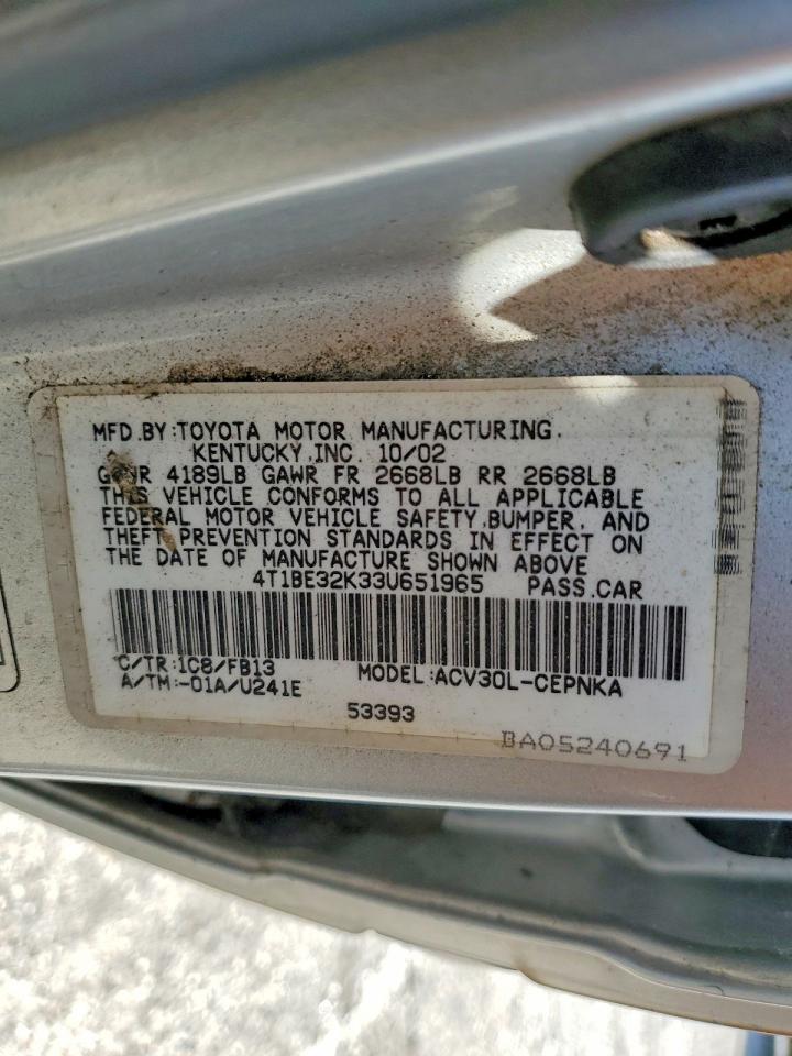 Toyota Camry Le