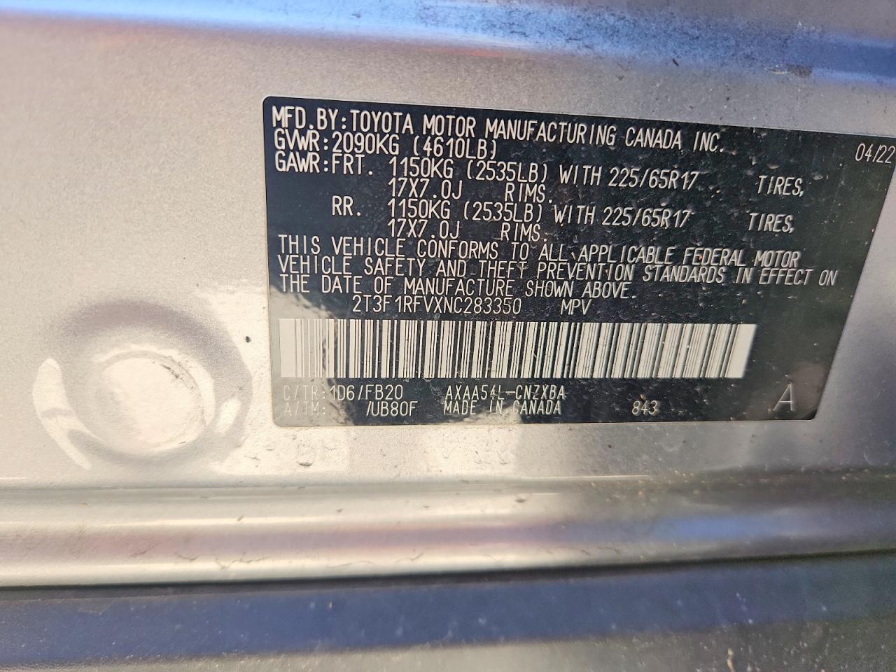 Toyota RAV4 Le