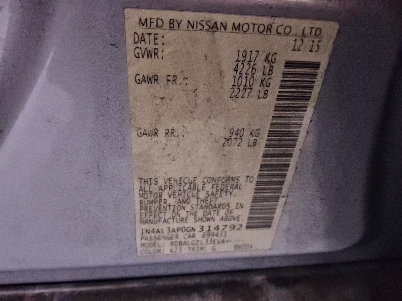 Nissan Altima 2.5 S