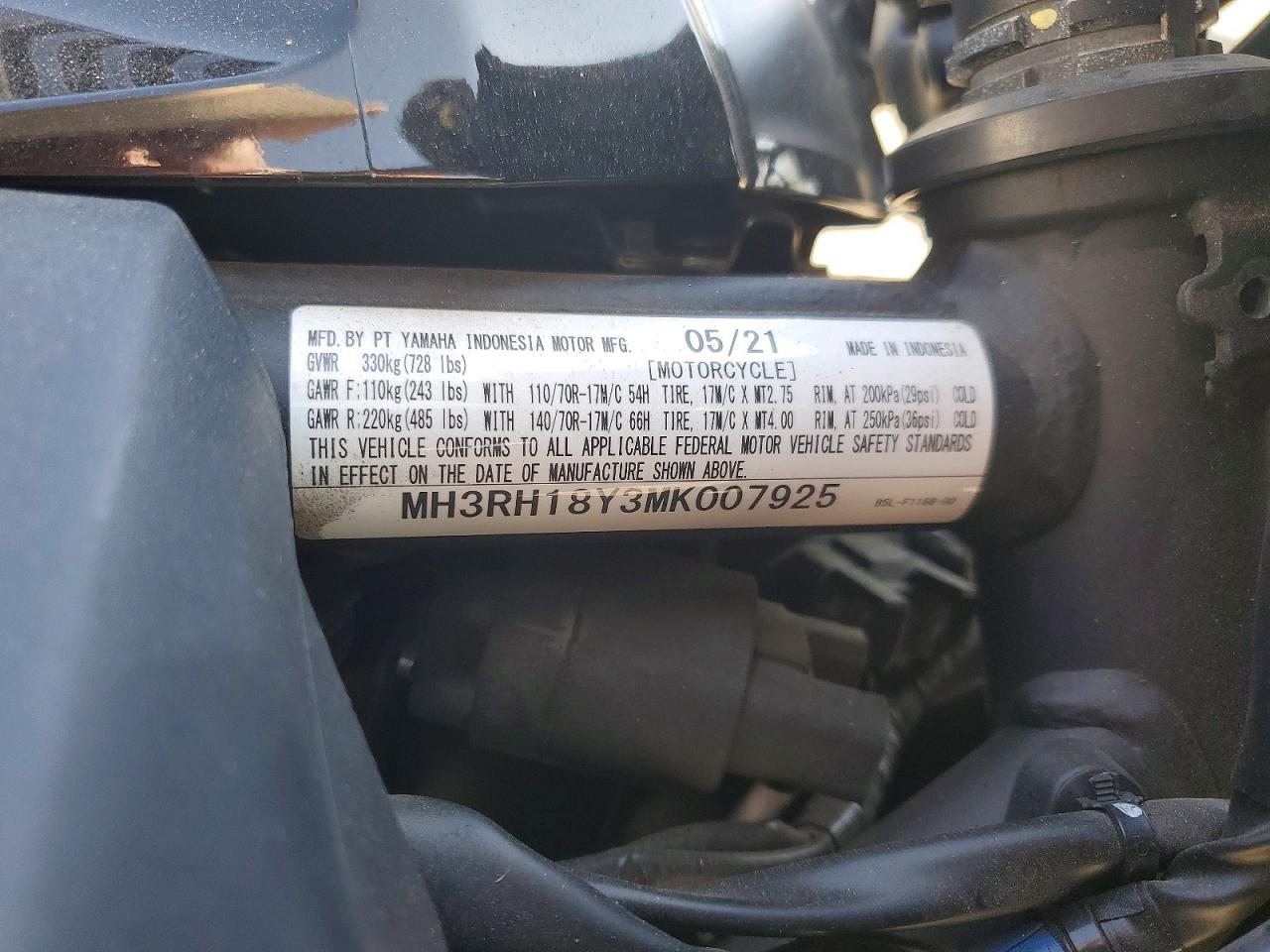 Yamaha Yzf600