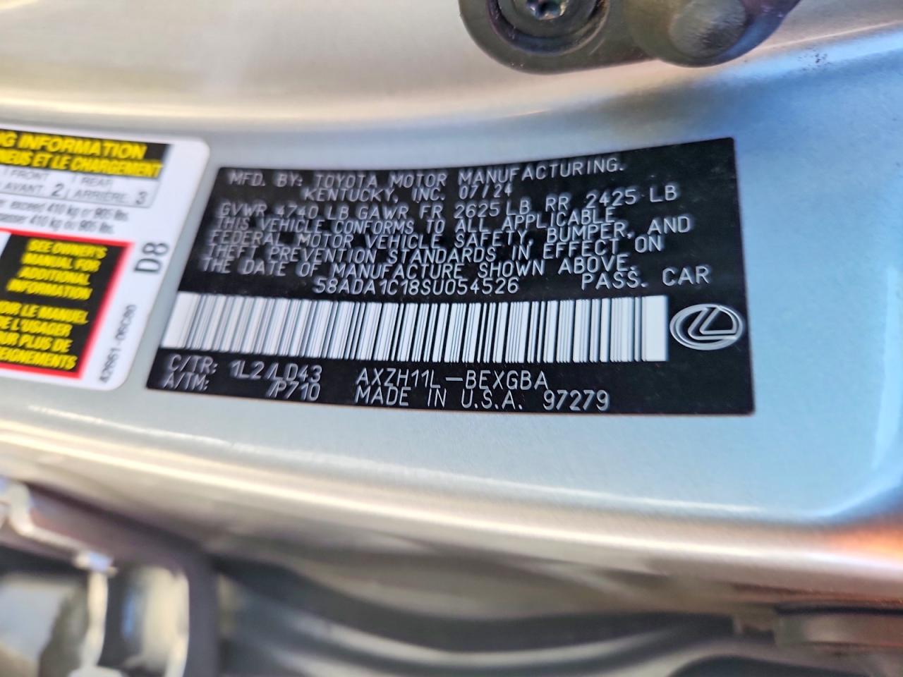 Lexus Es Base