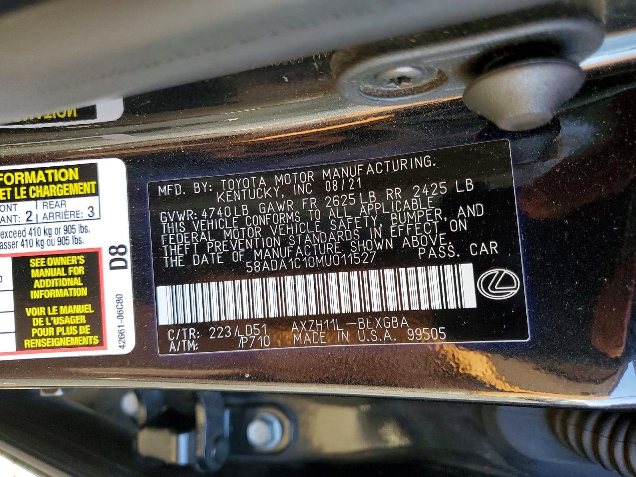 Lexus Es Base