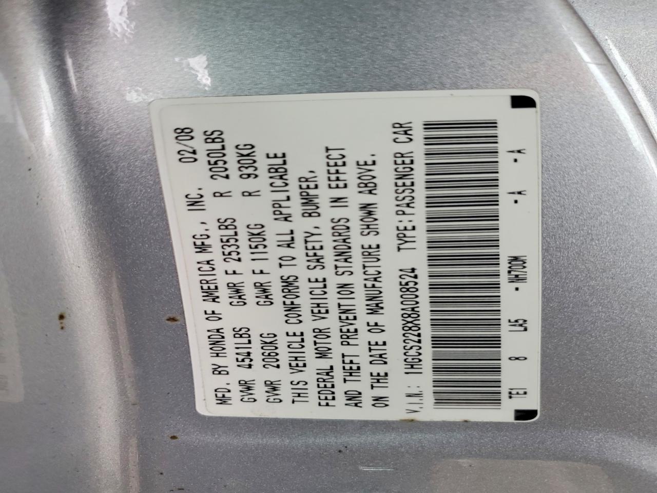 Honda Accord Exl