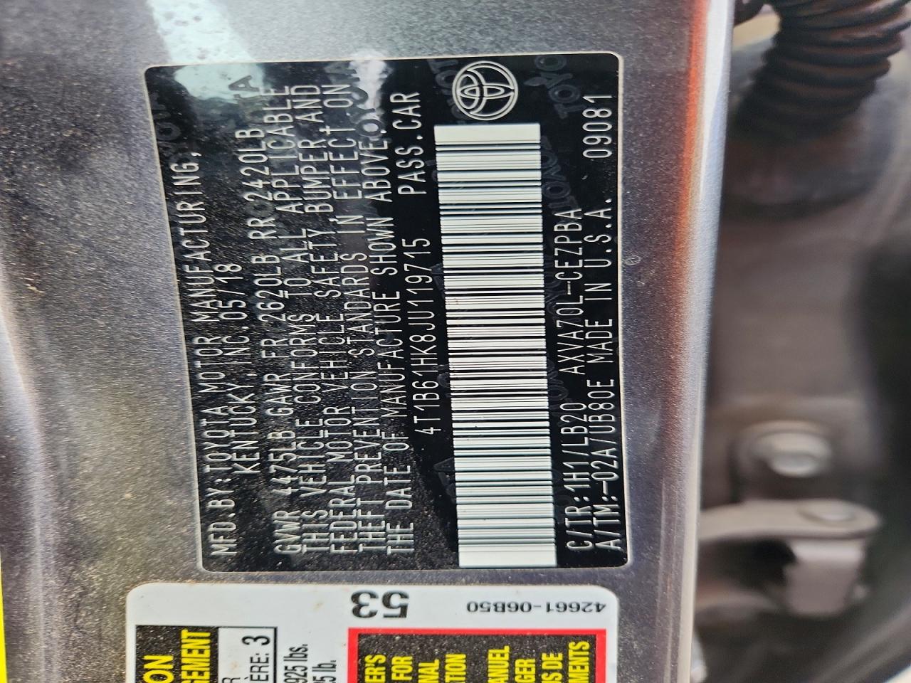 Toyota Camry Xse