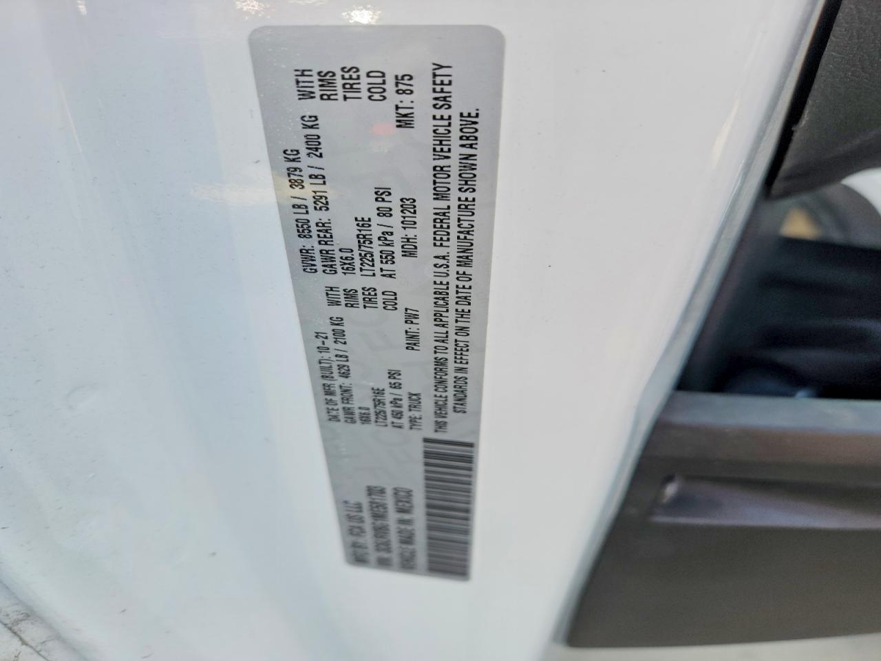 Ram Promaster 1500 High