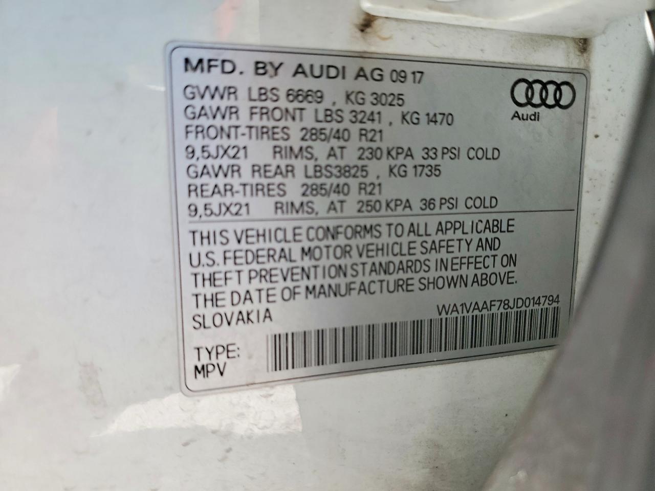 Audi Q7 Prestige