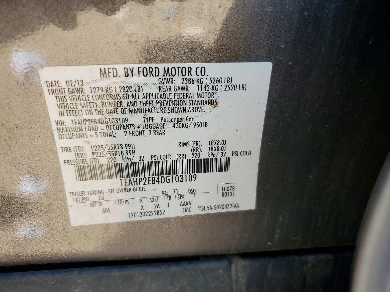 Ford Taurus Sel