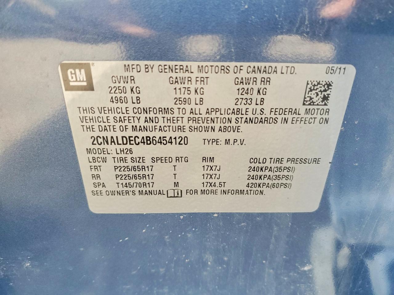 Chevrolet Equinox Lt