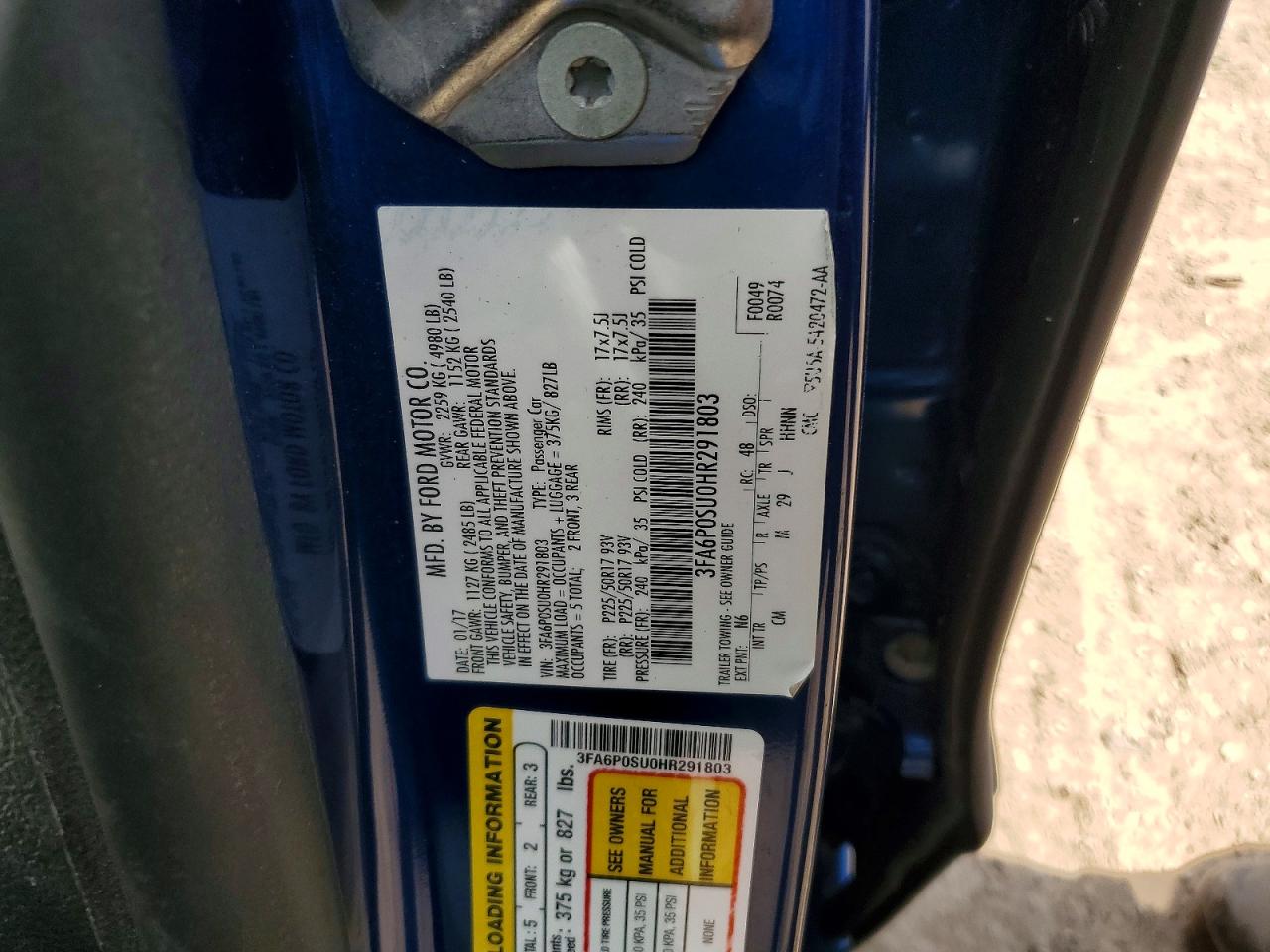 Ford Fusion Titanium Phev