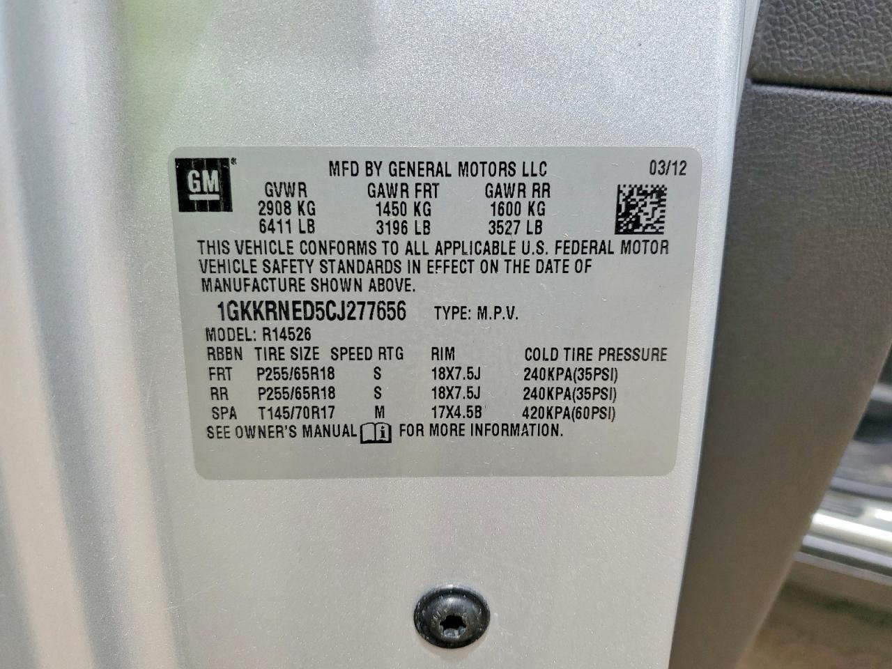 GMC Acadia Sle