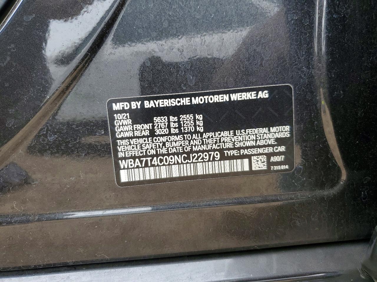 BMW 7 Series Xi