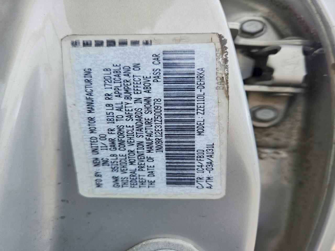 Toyota Corolla Ce
