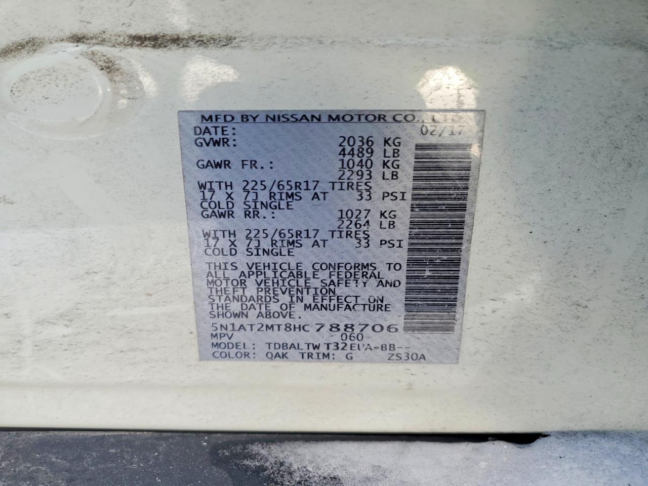 Nissan Rogue S