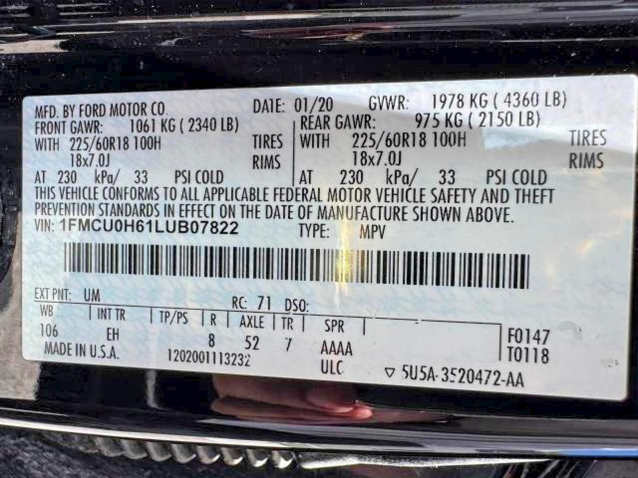 Ford Escape Sel