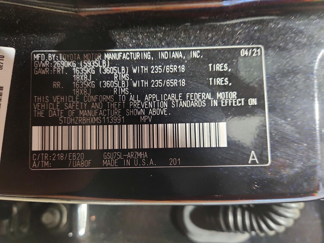Toyota Highlander Xle