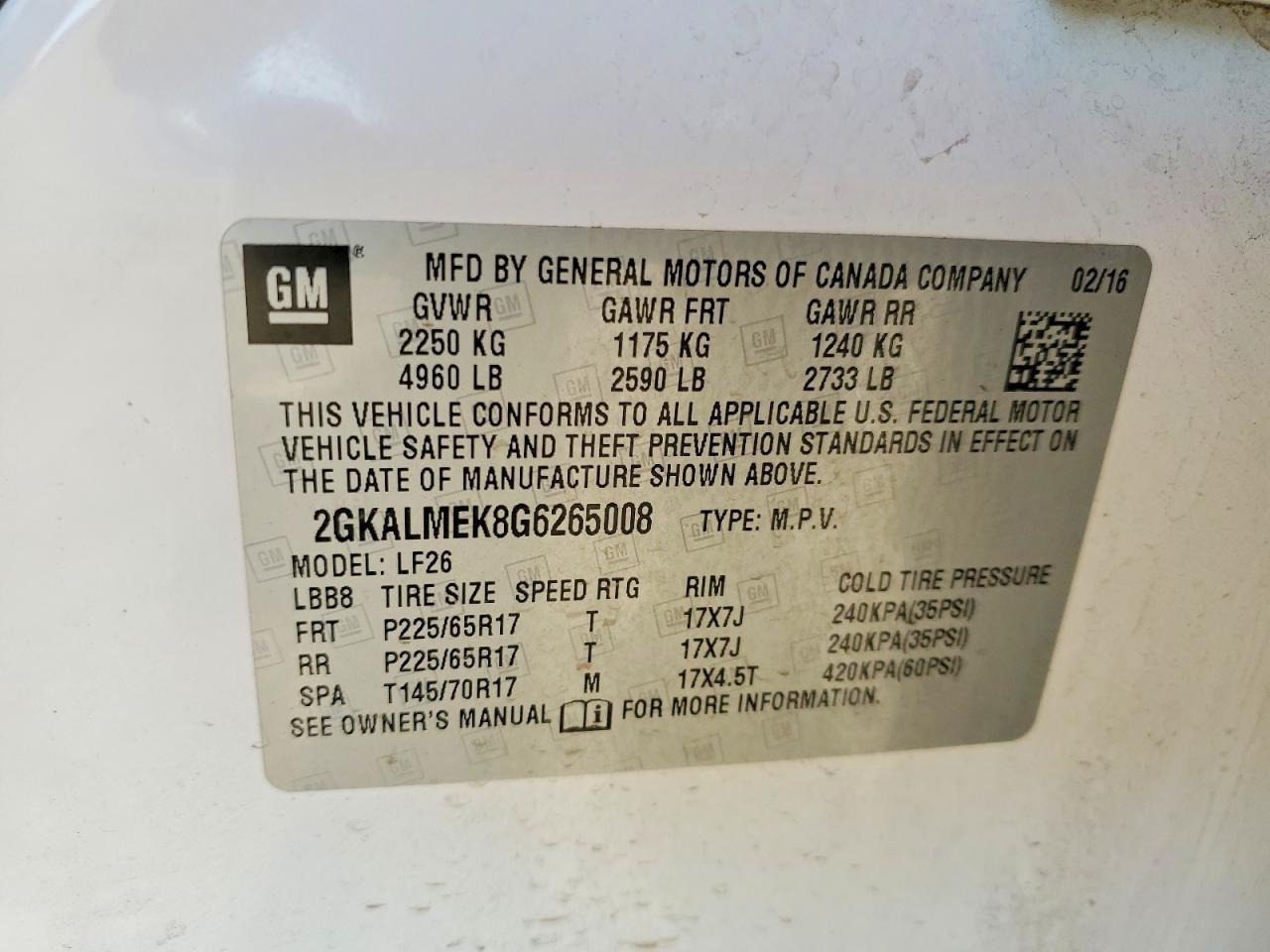 GMC Terrain Sle