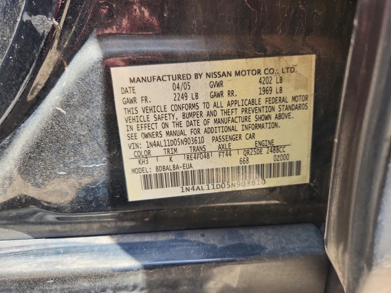 Nissan Altima 2.5
