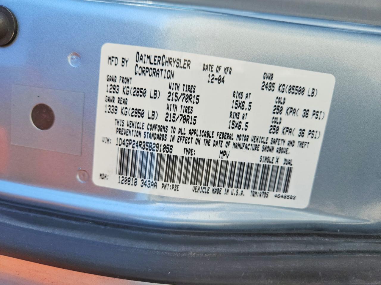 Dodge Caravan Se