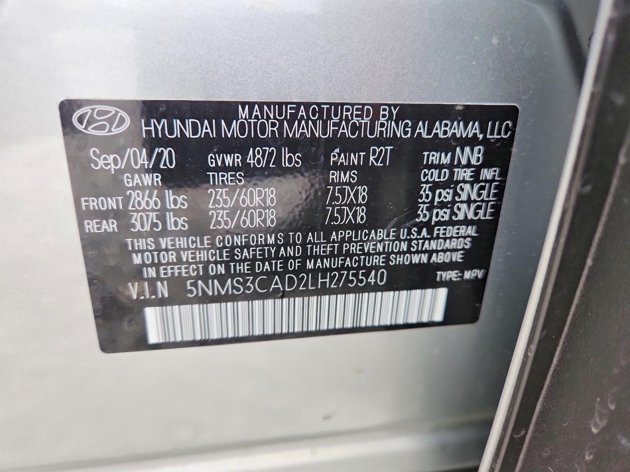 Hyundai SANTA FE Sel