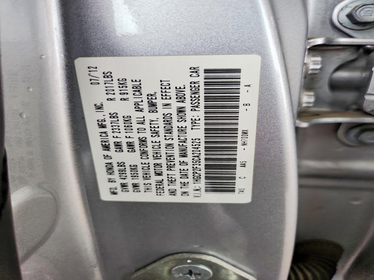 Honda Accord Lx