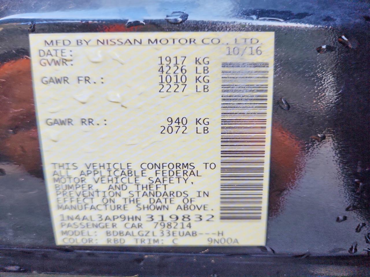 Nissan Altima 2.5 S