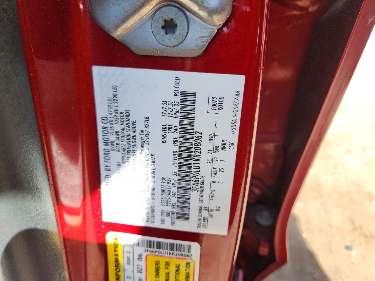 Ford Fusion Se