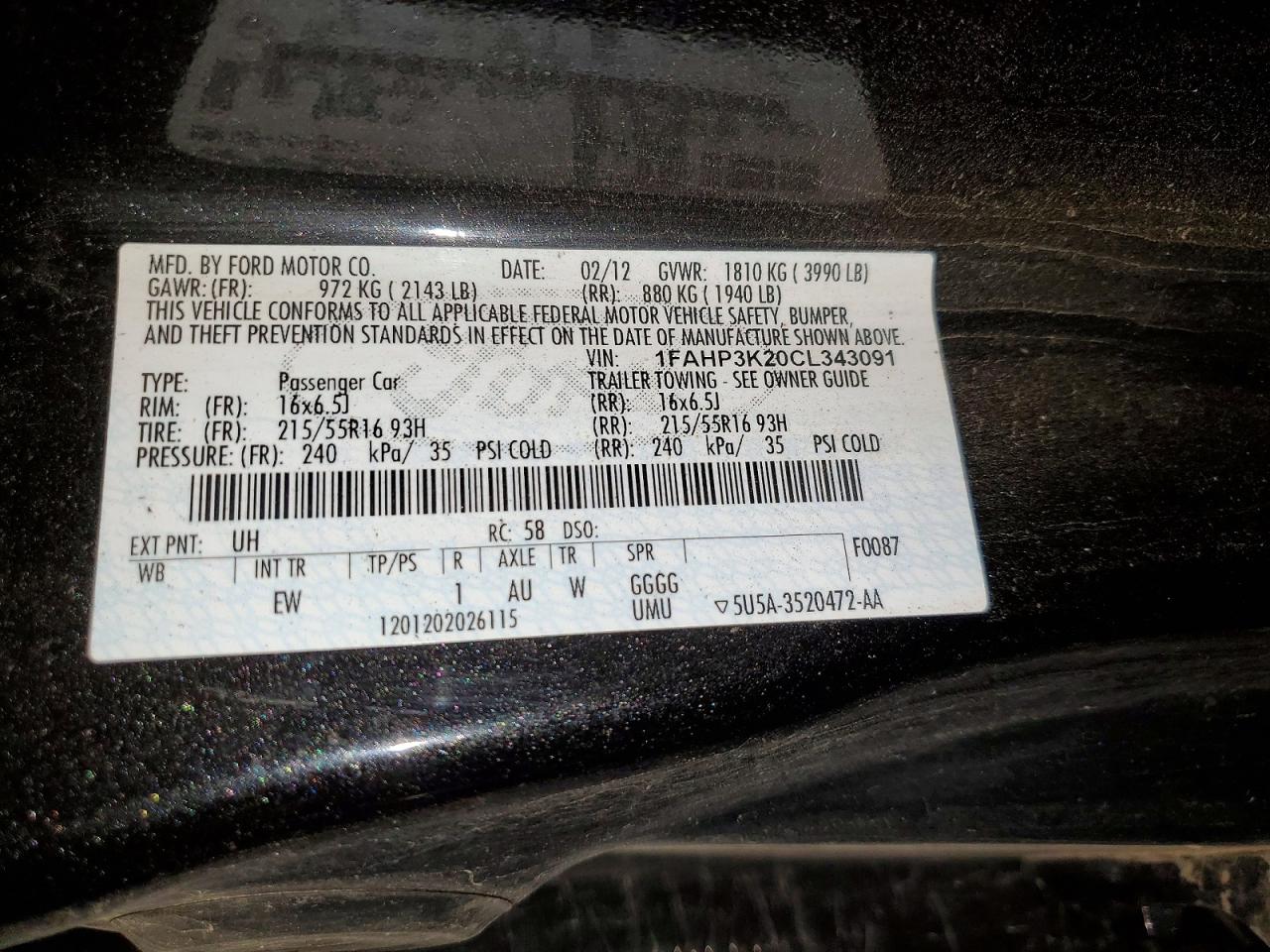 Ford Focus Se