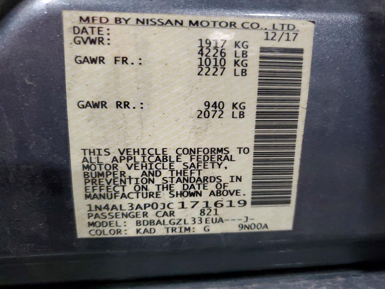 Nissan Altima 2.5 S