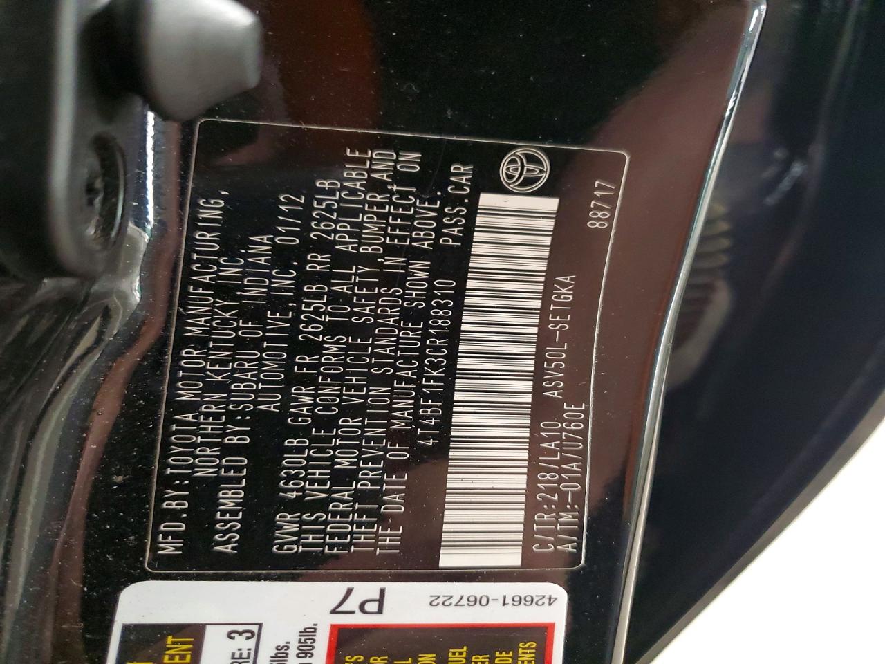 Toyota Camry Xle
