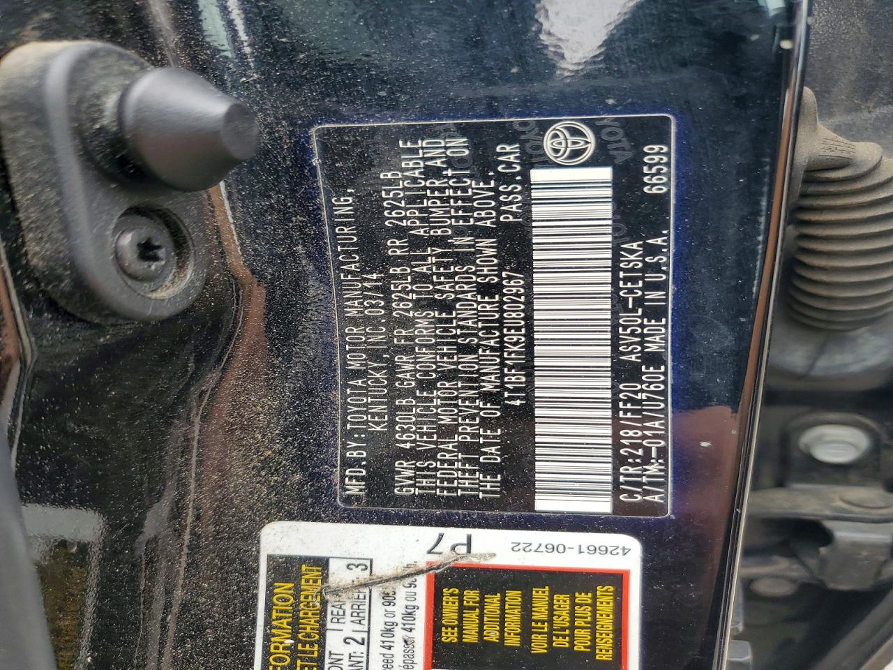 Toyota Camry Se