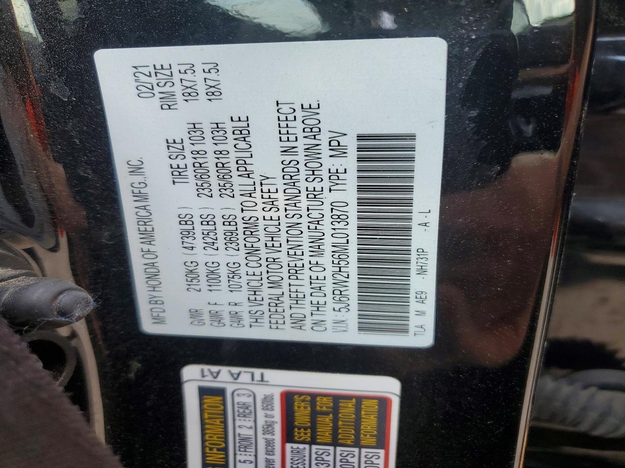 Honda Crv Ex