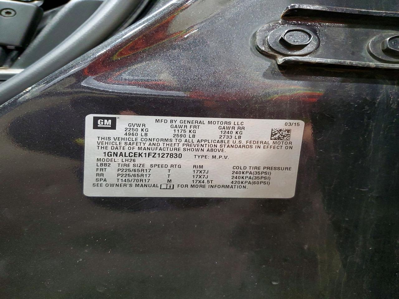 Chevrolet Equinox Lt