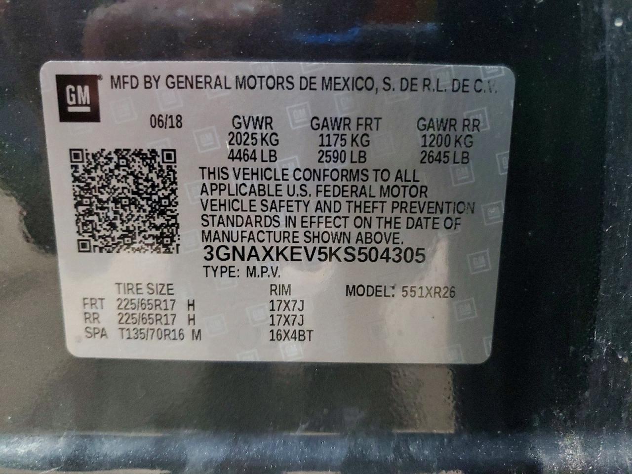 Chevrolet Equinox Lt