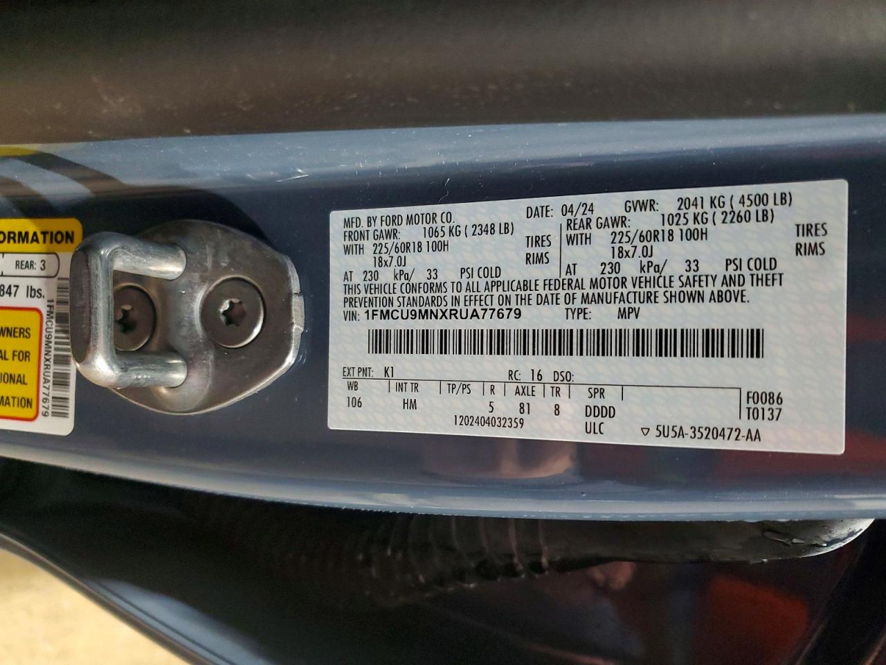 Ford Escape St Line