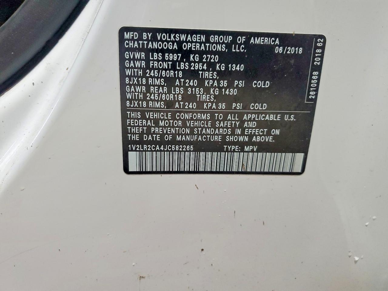 Volkswagen Atlas Se