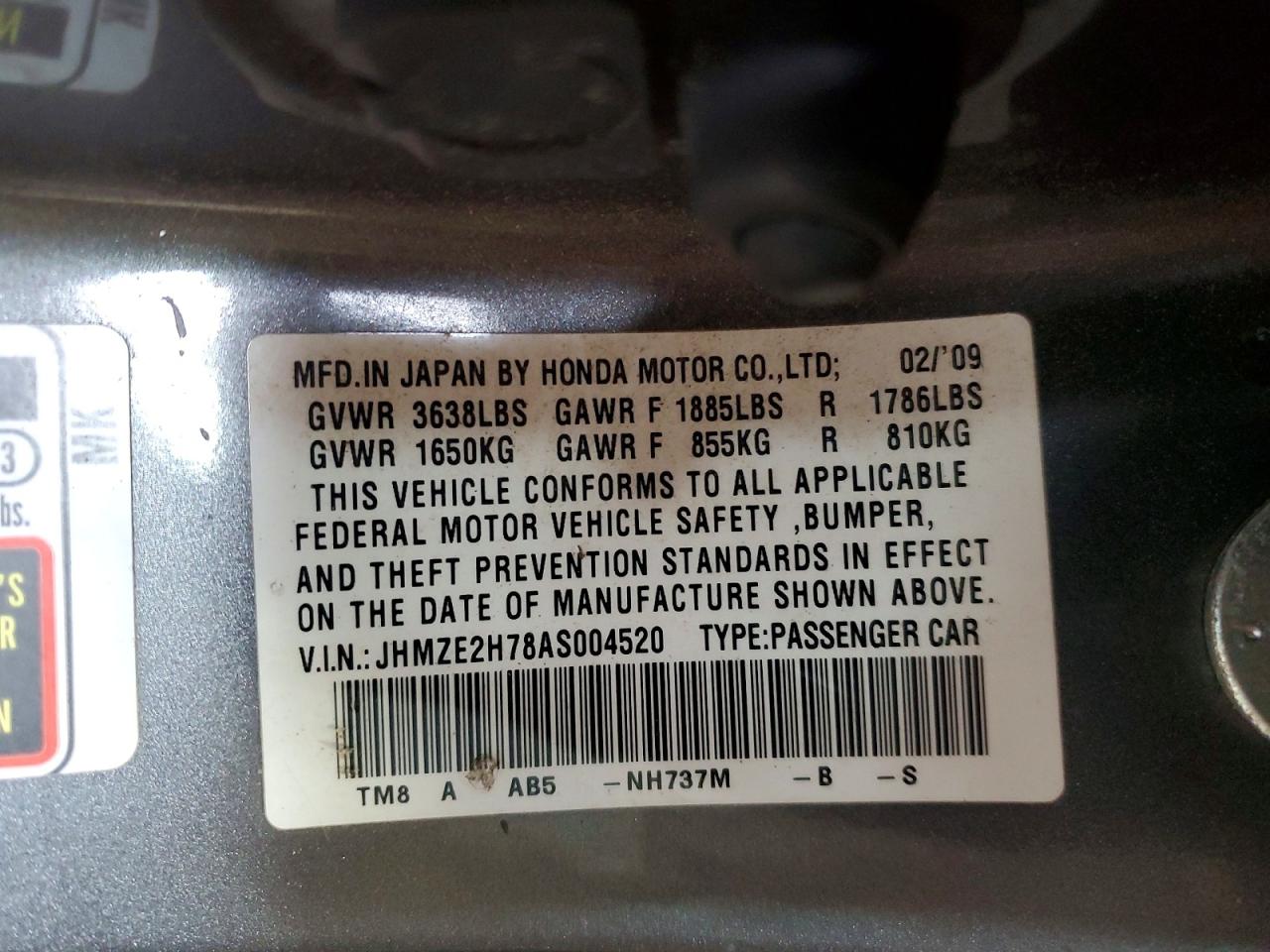 Honda Insight Ex