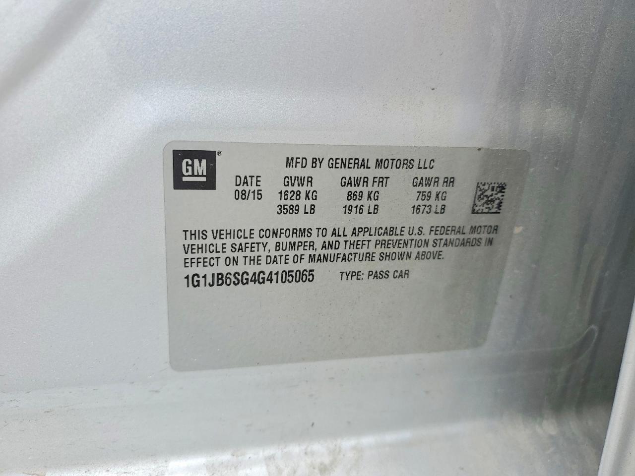 Chevrolet Sonic Ls