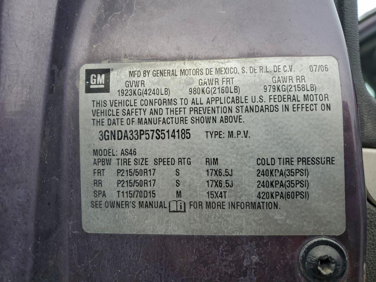 Chevrolet HHR Lt