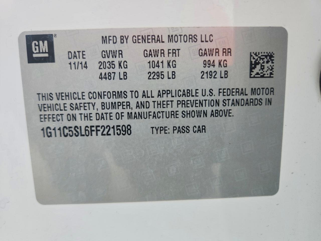 Chevrolet Malibu 1lt