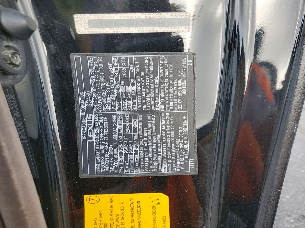Lexus Sc 430