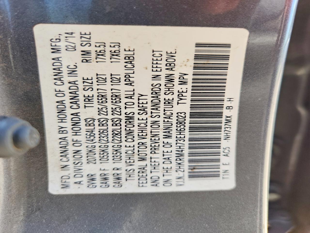 Honda Crv Exl