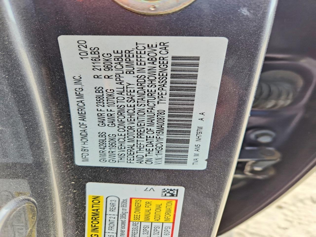Honda Accord Lx