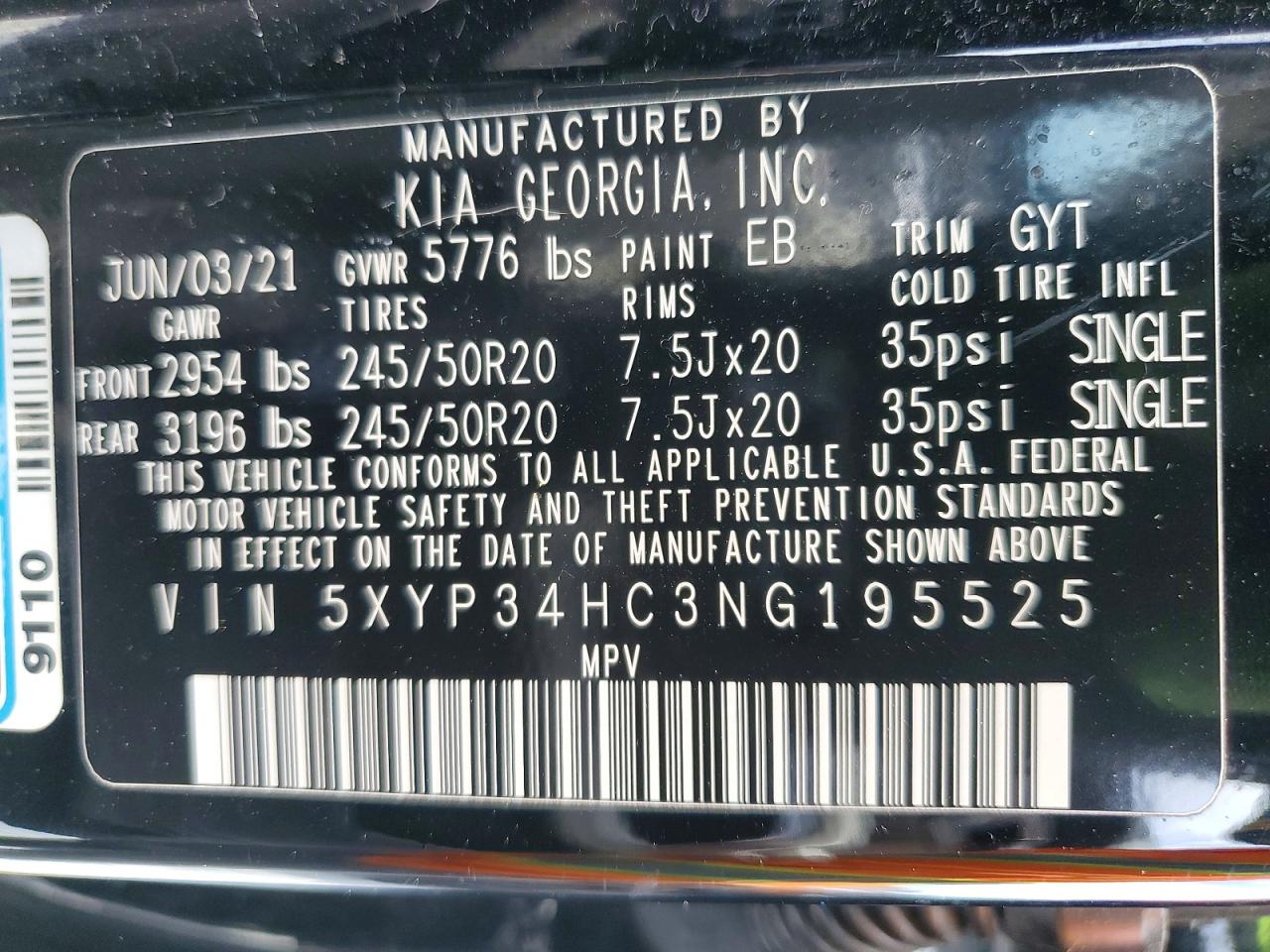 Kia Telluride Ex