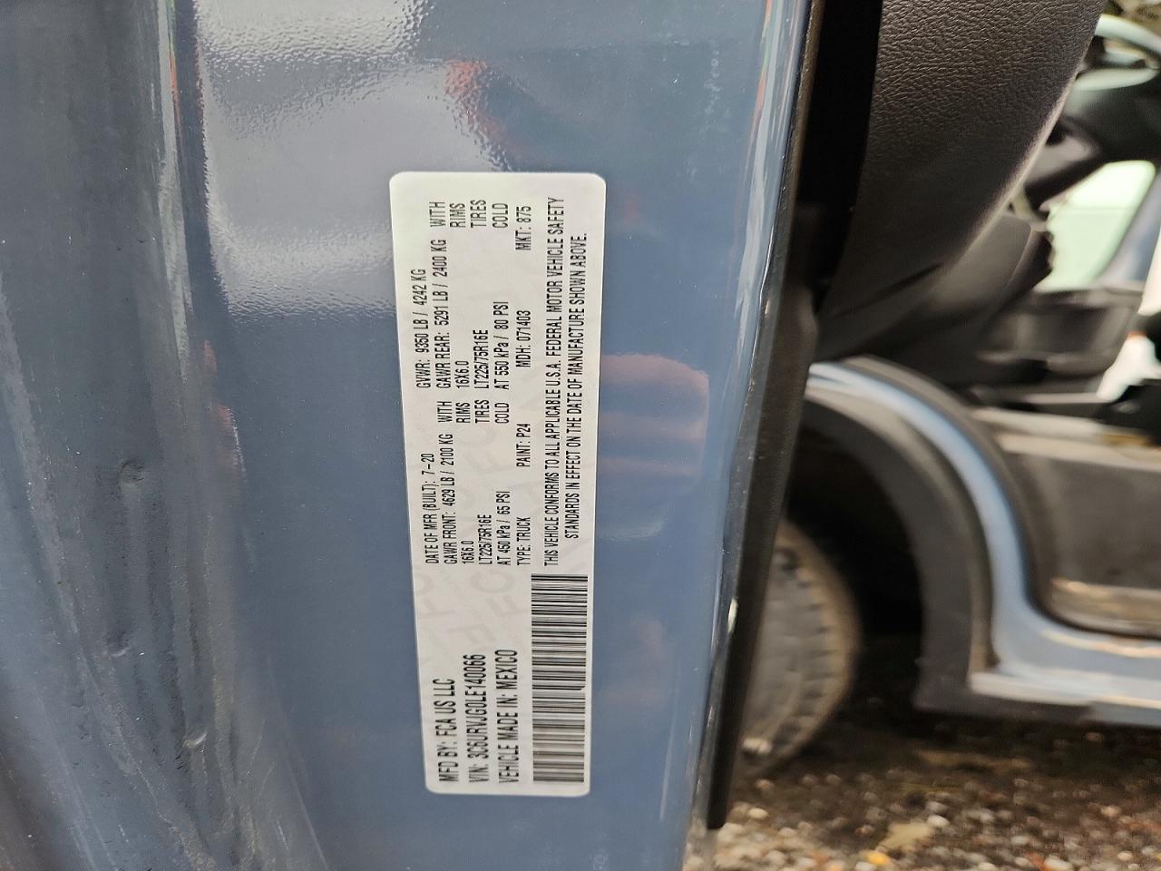 Ram Promaster 1500 High
