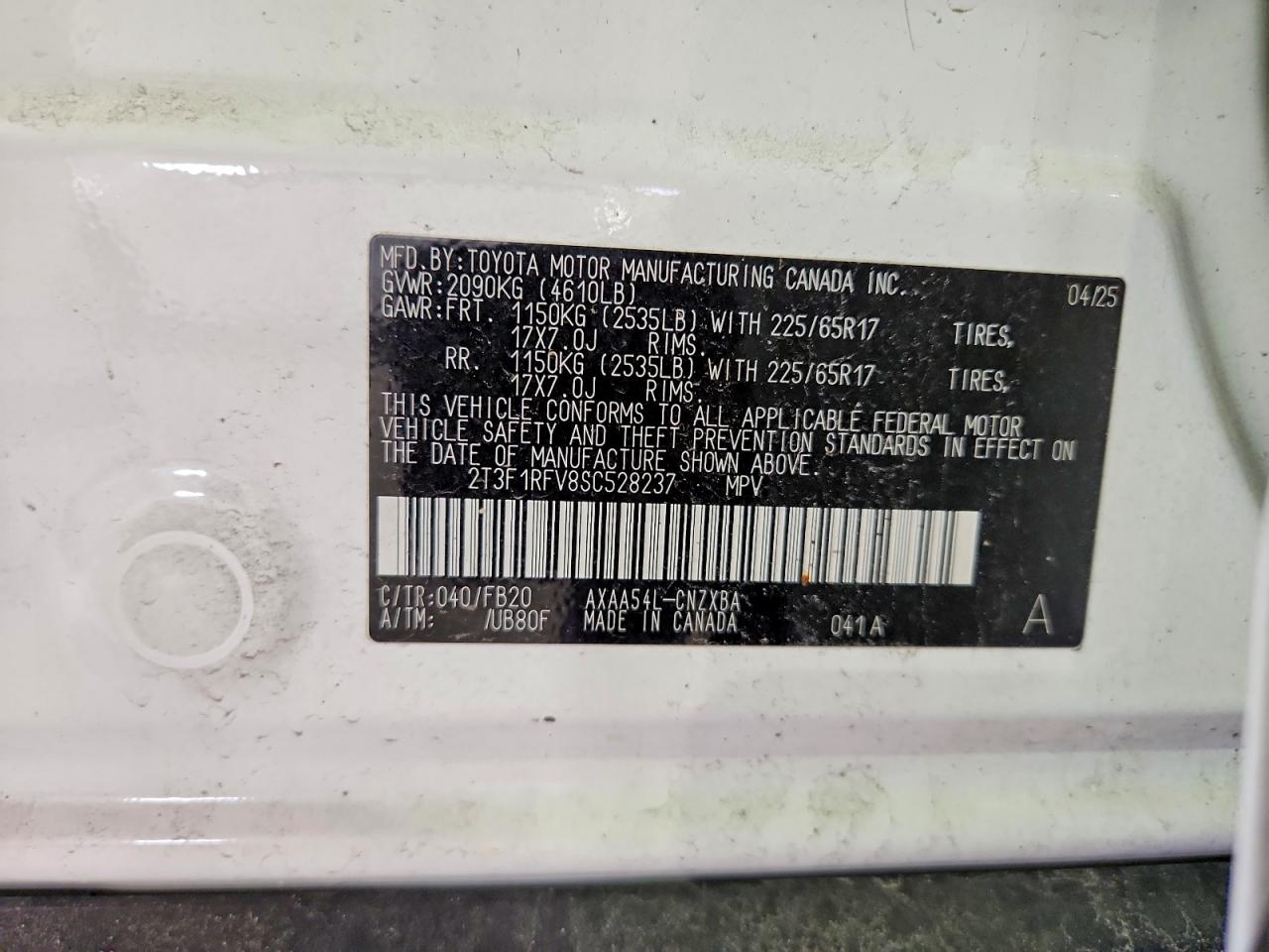 Toyota RAV4 Le